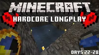Hardcore Minecraft Longplay &mdash; Days 22&ndash;28 | Relaxing Survival Building (No Commentary)