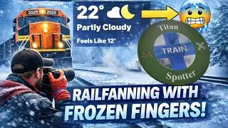 Bitter Cold, Hot Action | BNSF & Amtrak at Hitchcock Woods