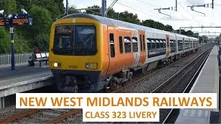 NEW CLASS 323 's BROMSGROVE WEST MIDLANDS RAILWAYS LIVERY