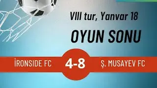 HFL. 8 CI TUR.18.01.2026 IRONSIDE FC 4-8 ŞƏHİD MUSAYEV FC