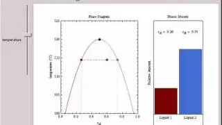Lever Rule Applied to Phase Diagram for Partially Miscible Liquids