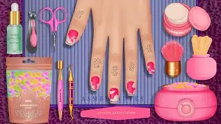 ASMR Relaxing Hand & Nail Care Animation 💖 Wax ,Clean ,Trim & Nourish