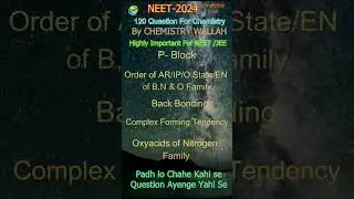 NEET2024 neet chemistry ke questions to inhi se aayenge # neet jee #pw# neet2024