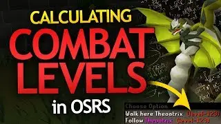 How COMBAT LEVELS are calculated in OSRS (Players & Monsters)