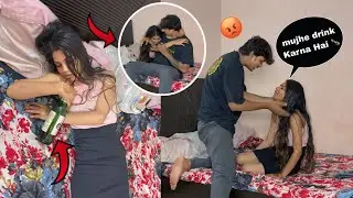 DRINKING PRANK ON BOYFRIEND 😨GONE ROMANTIC 😍😘||