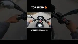 Top Speed | Pulsar 180 🥵