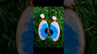 Real Flower Resin Earrings Order  #diy #craft #resin #earrings #youtubeshorts #jewellery #order