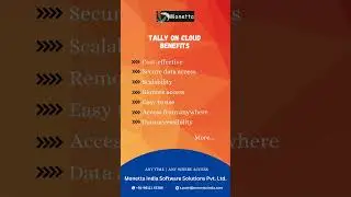 Tally On Cloud  || Tally On Cloud Benefits || Monetta India