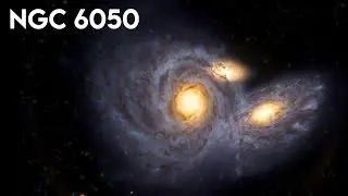 Flight through interstellar space | 11 hours | Screensaver, Relaxation, Sleep | NGC 6050 (Arp 272)