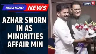Mohammad Azharuddin Sworn Into Telangana Cabinet Amid BJP Criticism | Congress | News18