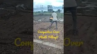 Compaction work over plinth filling!!