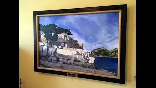 How to Make a Large Picture Frame with a Decorative Scroll