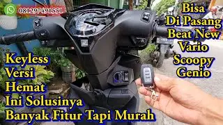 Jasa Pasang Keyless Honda Beat Deluxe Pakai Kontak Ori Modul Alarm Nine A1 Bisa Di Panggil Ke Rumah