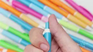 Rubber Grip Retractable Ballpoint Pens By Simply Genius