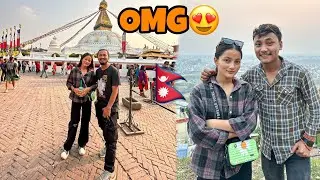 Finally @rocklamavlogs Nepal aa k Puja say millhi leya 🥰