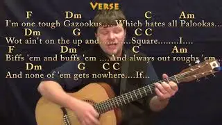 Popeye the Sailor Man (TV Theme) Strum Guitar Cover Lesson in C with Chords/Lyrics