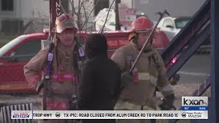 How does winter weather affect firefighters in Austin?