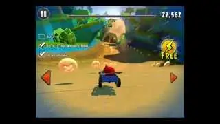 Angry Birds Go! Rocky Road Track 3- Fruit Splat Challenges 1 [Gameplay Walkthrough]