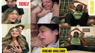 Romantic tickling Challenge: Husband's Love Language to Surprise Wife | reaction #tickling #tickles