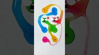 Rainbow Water Fun 😙 #games #viralvideo #funny