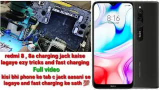Redmi 8 , 8a charging jack replacement fast charging 💯 // Tab C jack change ac mobile tech