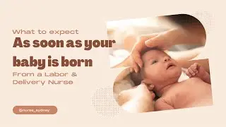 What to expect right after your baby is born from a Labour & Delivery Nurse 🤰🤱