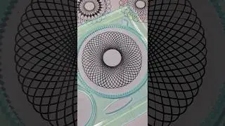 Geometric Spiral with Magic Ruler #shortsfeed #spirograph #shorts