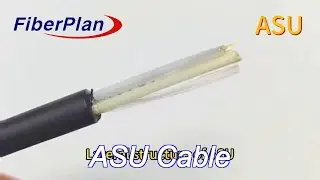 Outdoor Single Sheath Outdoor Aerial Fiber Optic Cable Mini Adss Asu 2-12 Cores