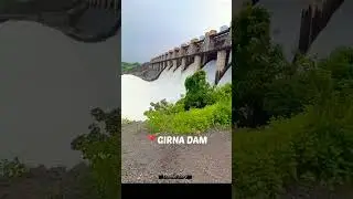 Girna Dam // Nashik district in state of maharashtra in India // beautiful dam