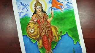 BHARAT MATA PAINTING || Independence Day Special.