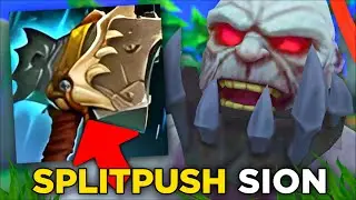 Splitpush SION demoluje turrety w League of Legends