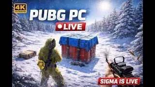 PUBG PC Live 🔴 | Intense Gameplay | Chicken Dinner | SIGMA IS LIVE #livestream #sigmaislive #pubgpc