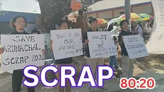 I Joined the Protest in Arunachal | Scrap 80:20 Job Ratio, Demand 100% Tribal Rights#dailyvlog 