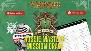 Australian Masters - Mission Draw - Warhammer The Old World