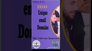 Unique Email Domains #sqlfordataengineer #faangpreparation #interviewquestions #deinterview #faang