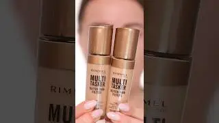 Most affordable and best looking glowy base primer . Rimmel multi tasker #makeup #primer
