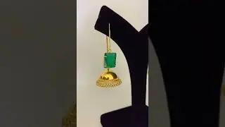 Gold Light Weight Hanging Earring Designs /Fashion Gold Earrings/Daily Indian Fashion