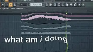 i tried sampling for the first time...