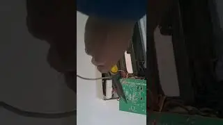 Split aircondition blower motor capacitor change process 