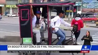 Bicitaxis, la alternativa de los ciudadanos al transporte p&uacute;blico de Bogot&aacute;