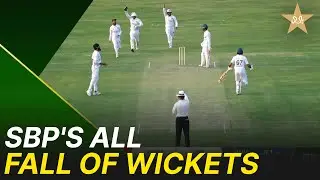 SBP's All Fall of Wickets | PTV vs SBP | President's Trophy | 2025-26 | PCB | M2V1S
