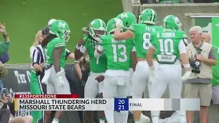 Marshall falls to Missouri State in home opener 21-20