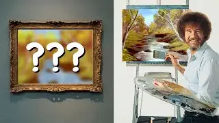 Recreating a Bob Ross Painting in MS Paint 🎨 | Stream Highlights