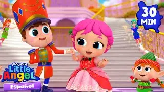 Bailamos con el cascanueces 🎄 Caricaturas | Canciones Infantiles 🎵 Little Angel Español