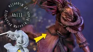 【ガレキ】ELDENRING ミケラの刃マレニア ガレージキットフィギュアを作る❶ AHILL 原型製作 elrenring resin figure paint