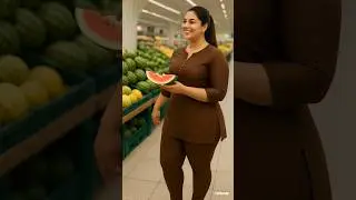 Dubai princess Joyful Bite &ndash; Watermelon Moments in the Market#HinaAnsari#dubai #shorts