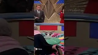 Elderly contestant falls onto the Wheel Of Fortune wheel 👵🎡📺 #AI #funny #shorts #wheeloffortune
