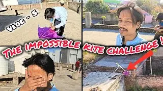 पतंग उड़ेगी या नहीं? आज तो हद ही हो गई! 🪁😭 | The impossible kite challenge💀