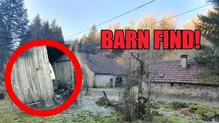 We found a Car In a Hidden Garage in France! | Time Capsule!