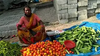 Sunday Vegetable market in IG statue,alwal Hyderabad